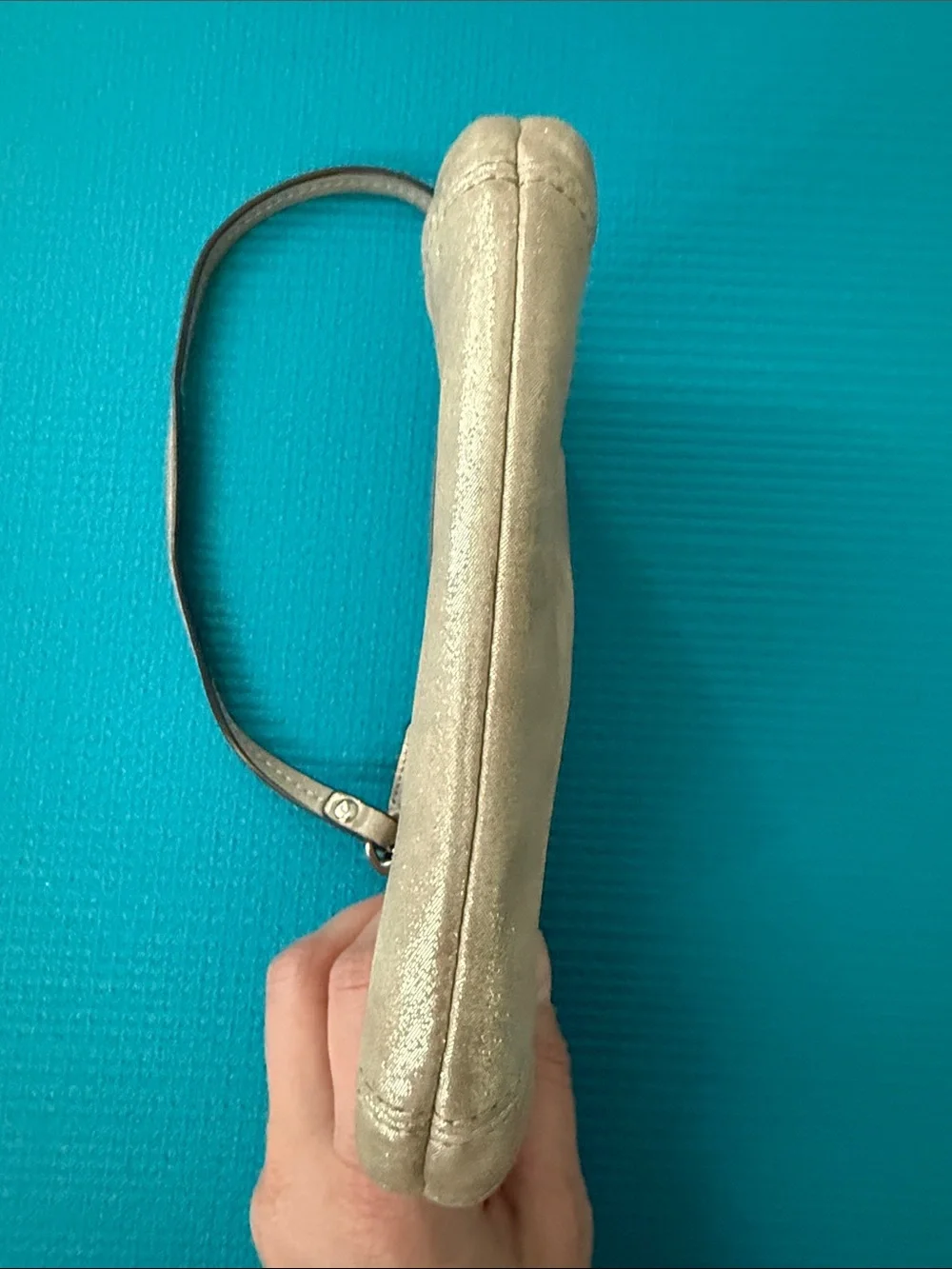 Coach wristlet shimmering